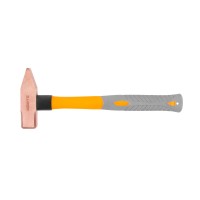 Молоток с поперечным бойком 5 кг BeCu рукоятка фибергласс, искробезопасный 186-1012, HORTZ