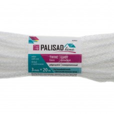 Шнур бельевой полипропиленовый с сердечником, 3 мм, L 20 м, белый, Home Palisad (937065)