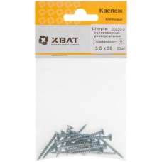 Шурупы оцинкованные, универсальные 3.5 х 30 (фасовка 23 шт) (20230-2)