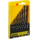 Набор сверл по металлу быстрорежущая сталь P6M5 класс В Professional HSS-R STAYER 10 шт (1-10 мм) 29602-H10_z01  