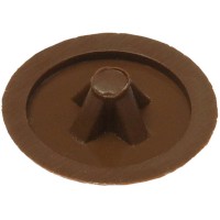 Заглушка декоративная под шуруп шлиц №2 цвет дуб, 40 шт ЗУБР 4-308156-1