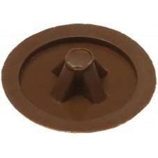 Заглушка декоративная под шуруп шлиц №2 цвет дуб, 40 шт ЗУБР 4-308156-1