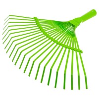 Грабли веерные стальные, 425 мм, 22 плоских зуба, эмалированные, без черенка, Palisad (617705)