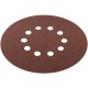 Круги шлифовальные с отверстиями (липучка), алюминий-оксидные, 225 мм, 5 шт. Р 40 (39892)