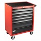 Тележка инструментальная 7 полочная ECO красная RUNTEC RTEC-7R