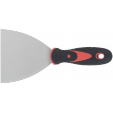 Шпатель, нерж.сталь, прорезиненная ручка 4 (100 мм) (06706)