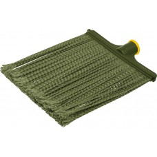 Пластиковая метла плоская распушенная гибкая 380 х 270 мм полипропилен коническое резьбовое соединение СИБИН 39224_z01