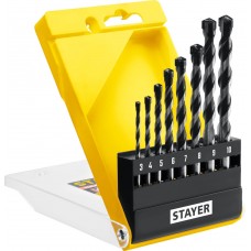 Набор сверл по бетону Hercules, 8 шт: d 3-4-5-6-7-8-9-10 мм STAYER Professional 2915-H8_z02
