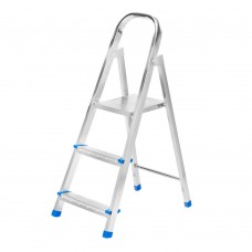 Стремянка, 3 ступени, стальная, оцинкованная Сибртех (97835)