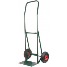 Тележка складская двухколесная, грузоподъемность 130 кг, платформа 400х250 мм (65473)