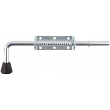 Засов пружинный накладной, круглый ригель, 300 мм (66698)