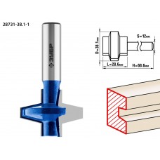 Фреза пазо-шиповая наборная 38.1?28.6 мм хвостовик 12 мм ЗУБР Профессионал 28731-38.1-1