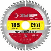 Диск пильный по дереву Чистый рез 185 x 20/16 мм, 48Т ЗУБР 36914-185-20-48_z01