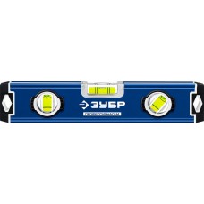 Уровень магнитный компактный усиленный 230 мм ЗУБР ПРОФЕССИОНАЛ-М 34581-023