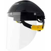 Щиток защитный лицевой ударопрочный экран 2 мм, устойчивый к царапинам и истиранию, с храповиком ЗУБР Профессионал 11085_z01