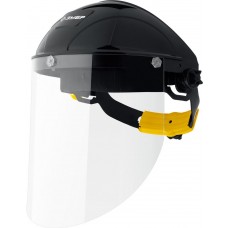 Щиток защитный лицевой ударопрочный экран 2 мм, устойчивый к царапинам и истиранию, с храповиком ЗУБР Профессионал 11085_z01