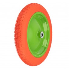 Колесо полиуретановое 3.00-8, длина оси 90 мм, подшипник 16 мм Сибртех (689755)