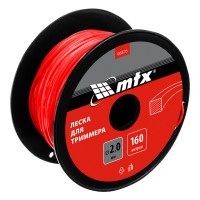 Леска для триммера квадрат 2,0 мм х 160 м, на катушке MTX (96876)
