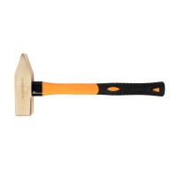 Молоток с поперечным бойком 2 кг AlCu рукоятка фибергласс, искробезопасный 186-1008, HORTZ