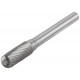 Шарошка карбидная Профи, штифт 6 мм, цилиндрическая с закруглением (36592)
