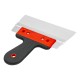 Шпатель фасадный из нержавеющей стали, 200 мм, узкое полотно, двухкомпонентная ручка Matrix (85513)