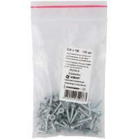 Шурупы оцинкованные, универсальные 3,5 х 16 100 шт Фасовка (20216-0)