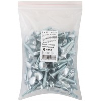 Винт мебельный (DIN 603) 6х30 100 шт Фасовка (27631-0)