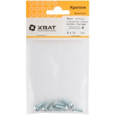 Винт с полуцилиндрич. головкой с полной резьбой оцинков. DIN 7985 5х12 7 шт.(фасовка) (27716-2)