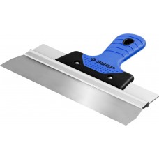 Шпатель фасадный нержавеющий 250 мм, усиленная алюминиевая направляющая, двухкомпонентная ручка ЗУБР Профессионал 10049-25_z03
