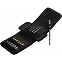 Набор бит-свёрл спиральных 18 пр. по дереву и набор бит с битодержателем Rapidaptor 1/4