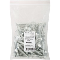 Болт 6-гранная головка (полная резьба) М6 х 35 100 шт DIN933 Фасовка (27135-0)