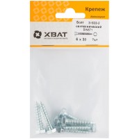 Болт сантехнический 6х30 мм DIN 571, 7 шт 31603-2