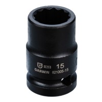 Головка торцевая ударная 15 мм, 1/2