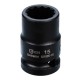 Головка торцевая ударная 15 мм, 1/2 12 гр. GARWIN INDUSTRIAL 621005-15