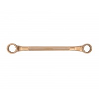 Ключ гаечный накидной двусторонний коленчатый 27х30 искробезопасный сплав BeCu, HORTZ