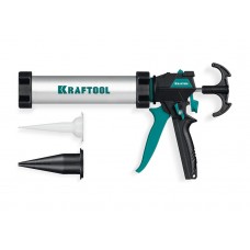 Закрытый пистолет для герметика ULTRA, 310 мл, прямой забор, регулировка силы давления, вариативная антикапельная система KRAFTOOL 06677-31