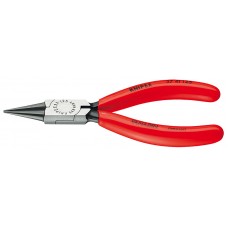 Круглогубцы захватные прецизионные, 125 мм, фосфатированные, обливные ручки (KN-3741125)