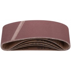 Ленты шлифовальные бесконечные, водостойкие, на тканевой основе, 5 шт., 75х457 мм Р 150 (39687)