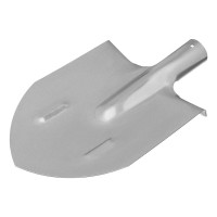 Лопата штыковая, нержавеющая сталь, 200х265 мм, ребра жесткости, без черенка, Сибртех (614375)