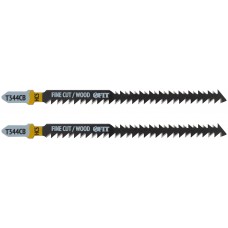 Полотна по дереву двусторонние, HCS, шлифованные под свободным углом зубья, 116/90 мм (T344CB), 2 шт. (40906)