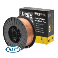 Проволока омеднен. БАРСВЕЛД ER-70S-6 ф 0,8 мм (ER70S60815)