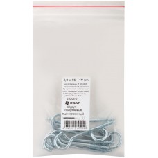 Шуруп-полукольцо оцинкованный 4,0 х 65, 10 шт Фасовка (25204-0)