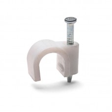 Скоба пластиковая СПК 12 (20шт) (Fortisflex) (49463)