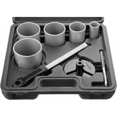 Набор кольцевых коронок 8 шт, 33, 53, 67, 73, 83 мм, карбид вольфрама STAYER Professional 33345-H8