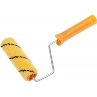 Валик миди-валик малярный с ручкой DUALON, 30 х 150 мм, бюгель 6 мм, ворс 7 мм, полиакрил, все виды ЛКМ STAYER 03184-15
