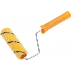 Валик миди-валик малярный с ручкой DUALON, 30 х 150 мм, бюгель 6 мм, ворс 7 мм, полиакрил, все виды ЛКМ STAYER 03184-15