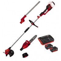 Высоторез акк.Einhell PXC GE-LM 36/4in1 Li,2х18В,коса нож/леска,кусторез,ц.пила+2 акк4Ач+двойное ЗУ (3410901SET)
