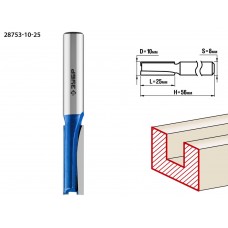 Фреза пазовая прямая 10?25 мм хвостовик 8 мм ЗУБР Профессионал 28753-10-25
