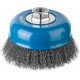 Щетка-крацовка чашечная для УШМ 125 мм витая стальная проволока 0.3 мм Профессионал ЗУБР 35261-125