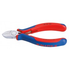 Бокорезы электромеханика, пружина, без фаски, 125 мм, фосфатированные, 2-комп ручки (KN-7622125)